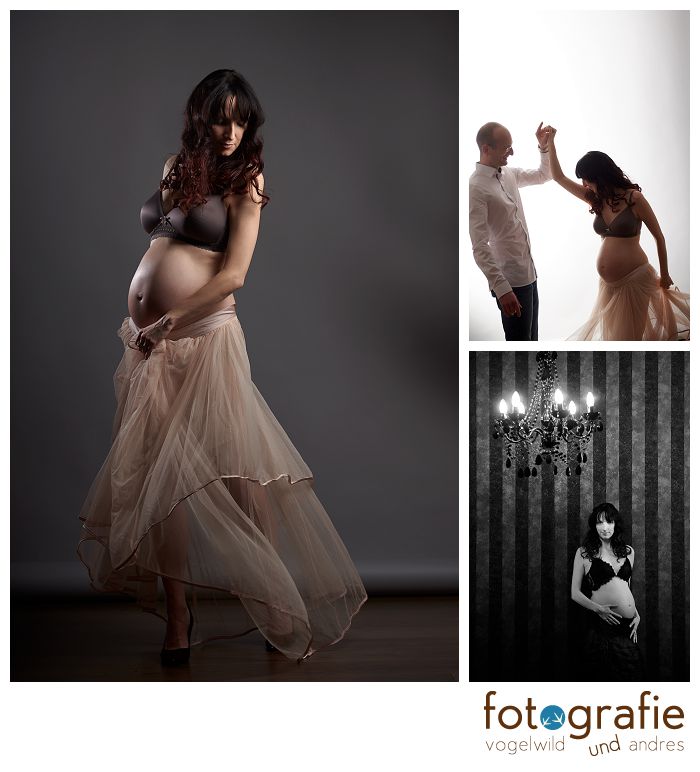 Schwangerschaftsfotos im Studio
