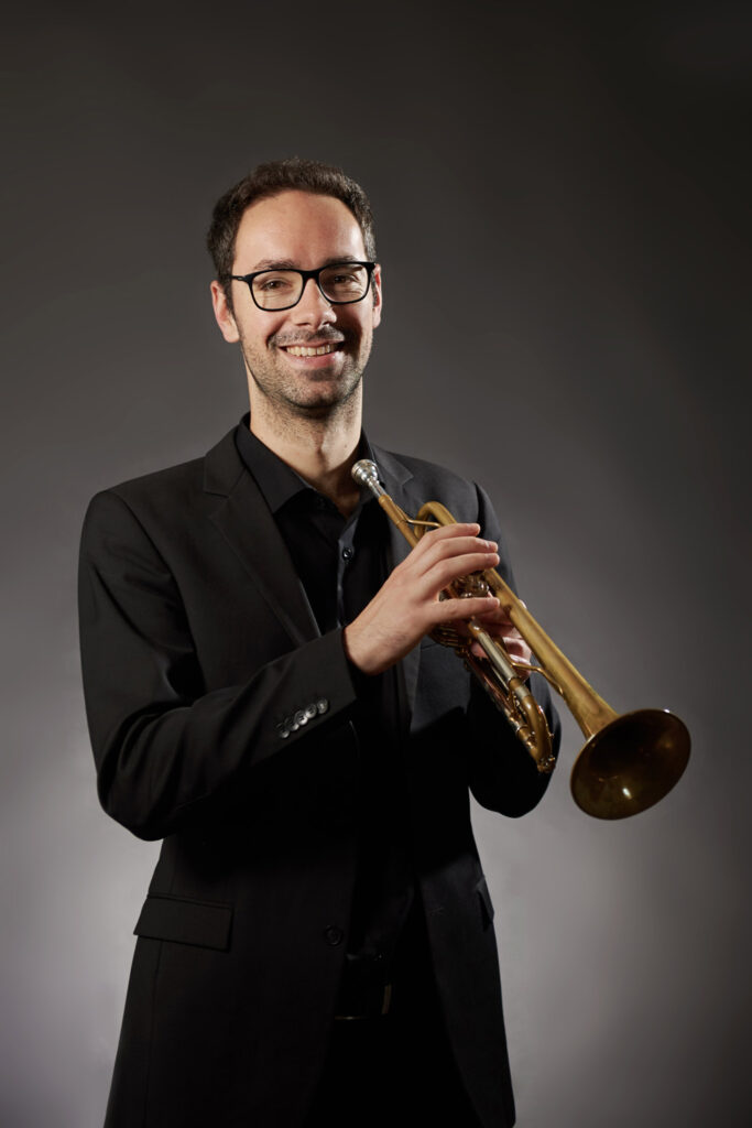 Musikerportrait mit Trompete